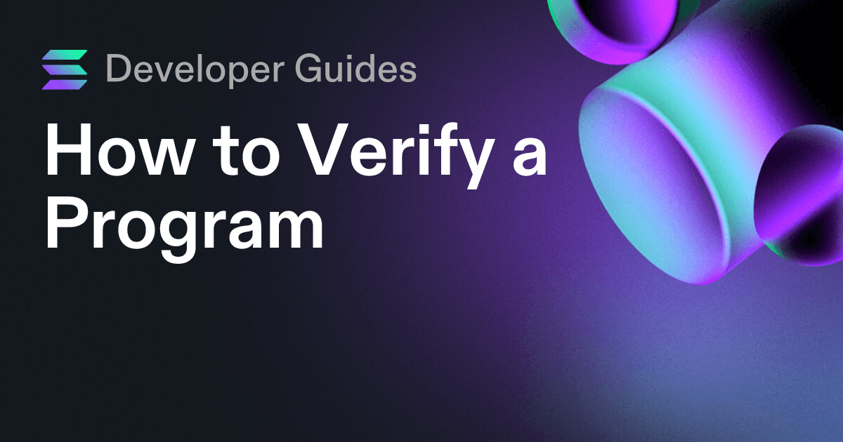 How to Verify a Program