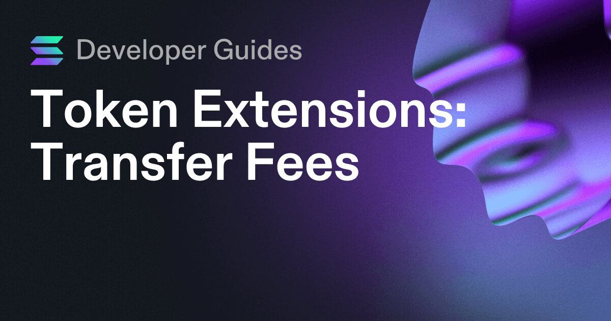 How to use the Transfer Fee extension